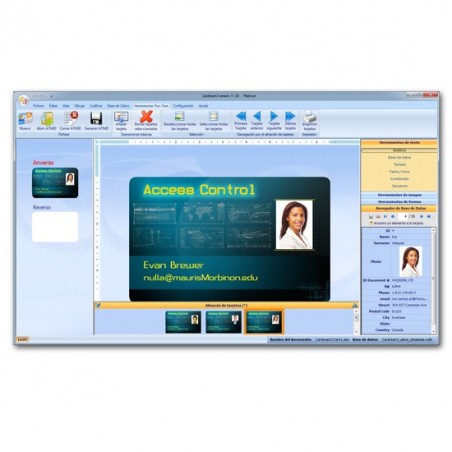 LOGICIEL CARDREAM3 GOLD impression en connexion Excel Access SQL ODBC