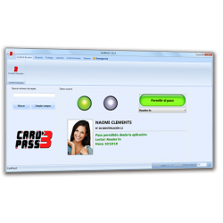 CardPass3 programa de control de acceso