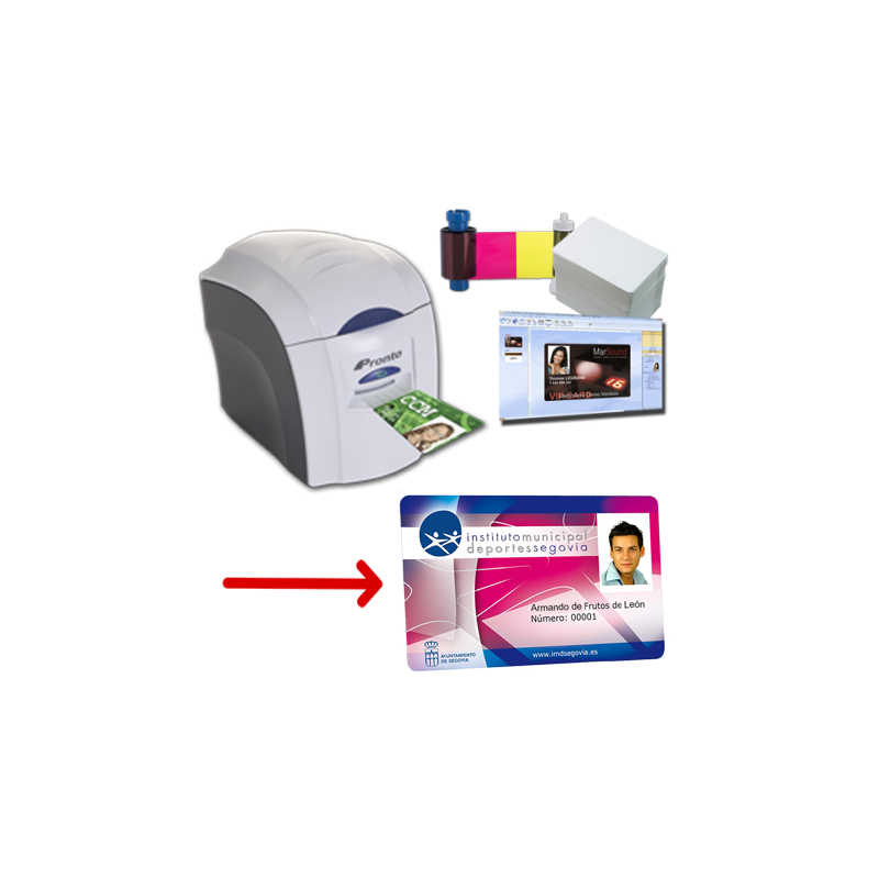 Solución de impresión de tarjetas PVC Magicard Pronto