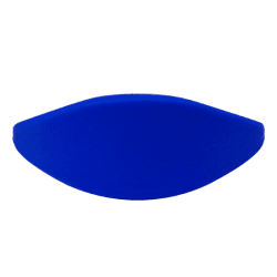 Pulsera silicona azul 74mm