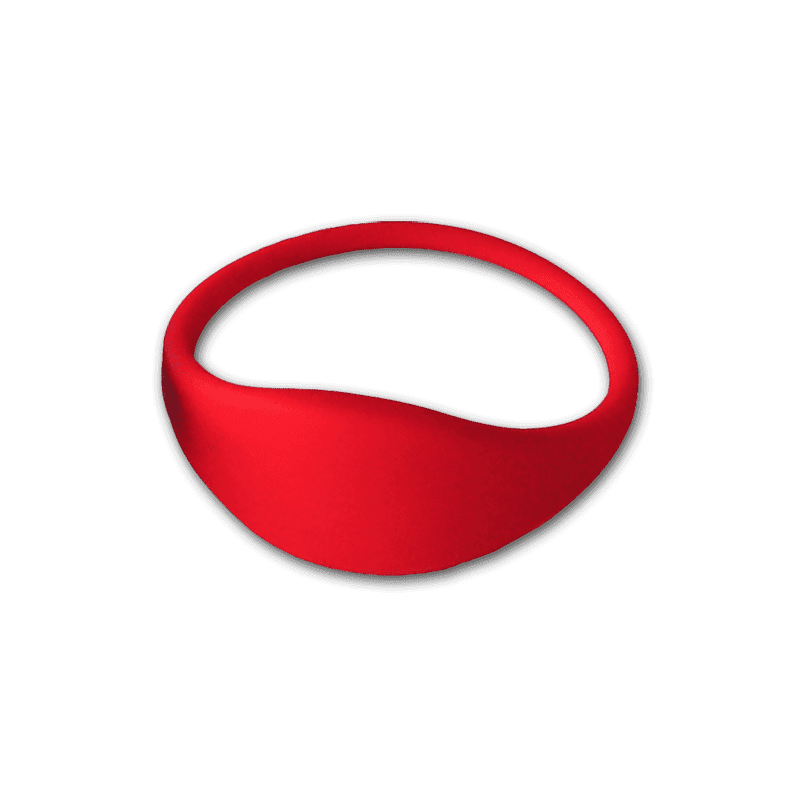 Bracelet RFID 1K silicone rouge 61mm
