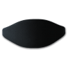 Pulsera silicona negra 61mm